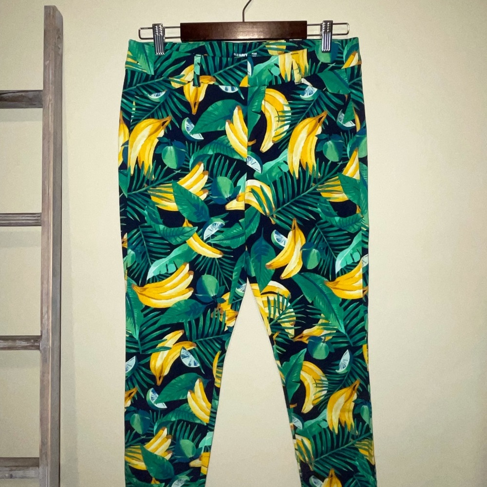 Limited Old Navy Banana Tropical Pants